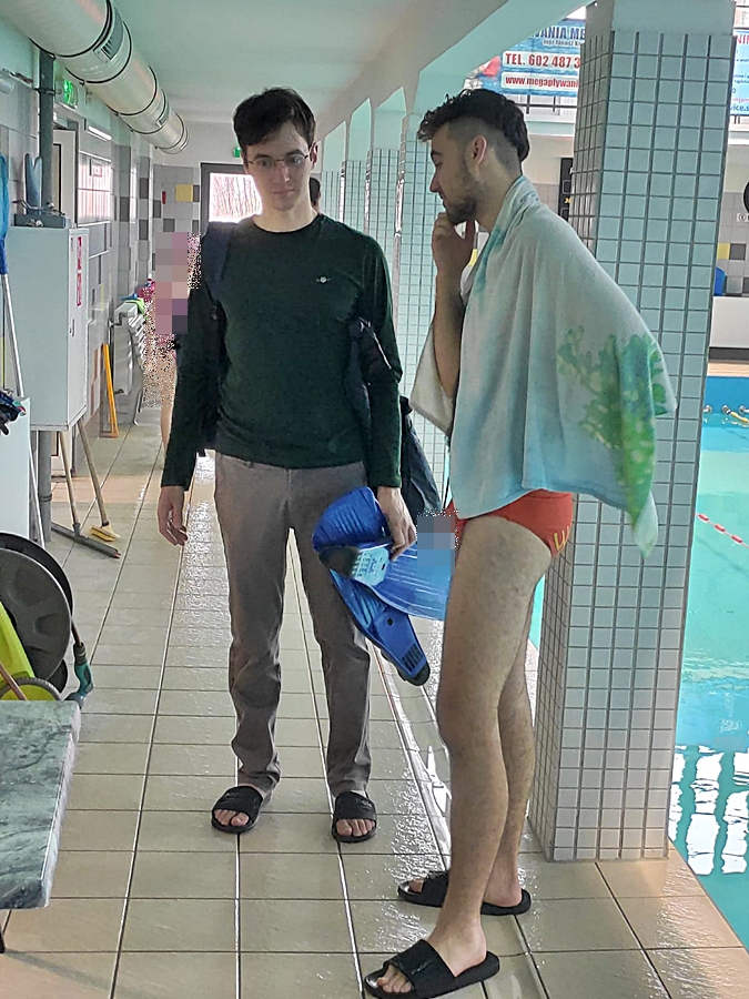 Hokej pod wodą Walenie Siemianowice Śląskie Trening 2 III 2024